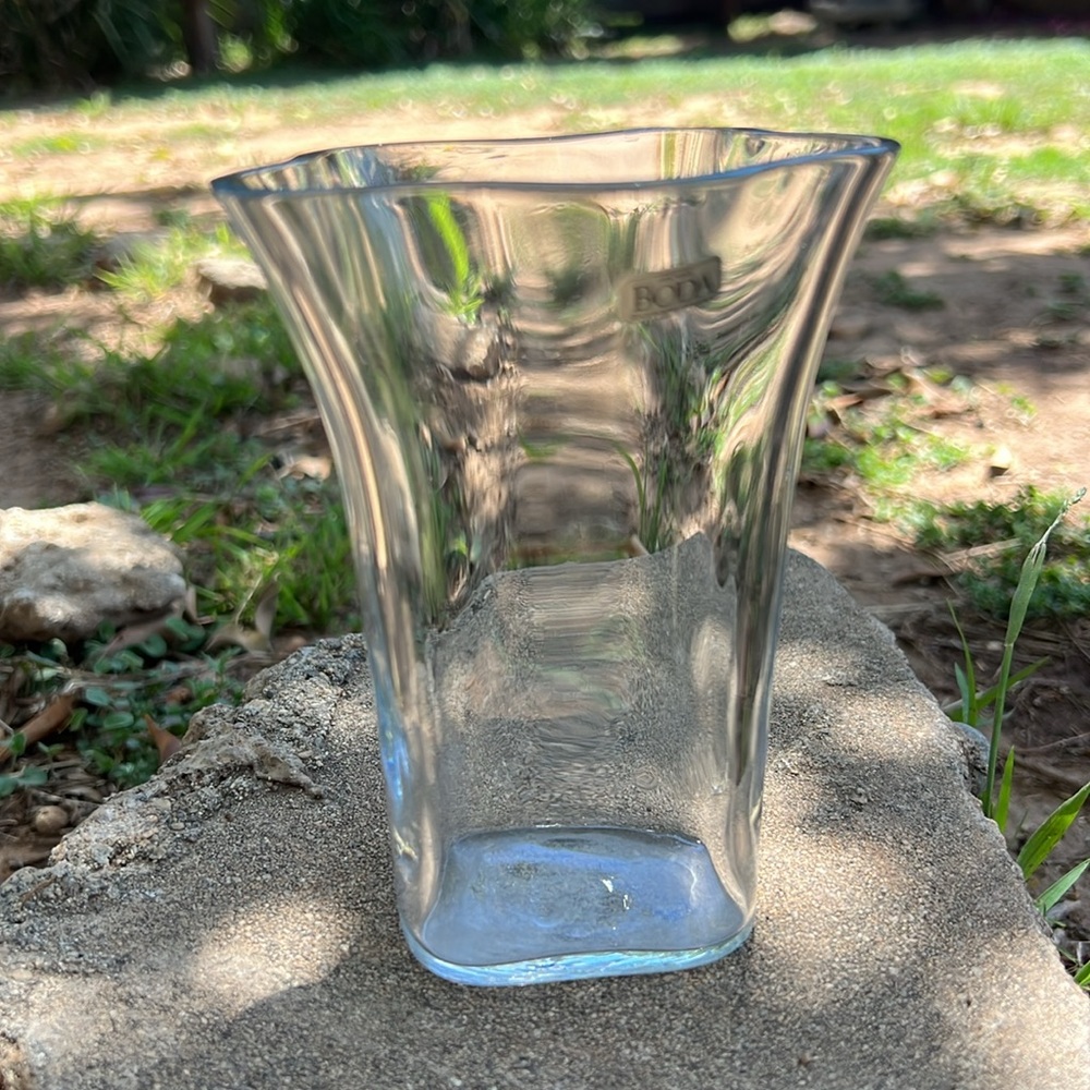 Crystal Kosta Boda small crystal vase